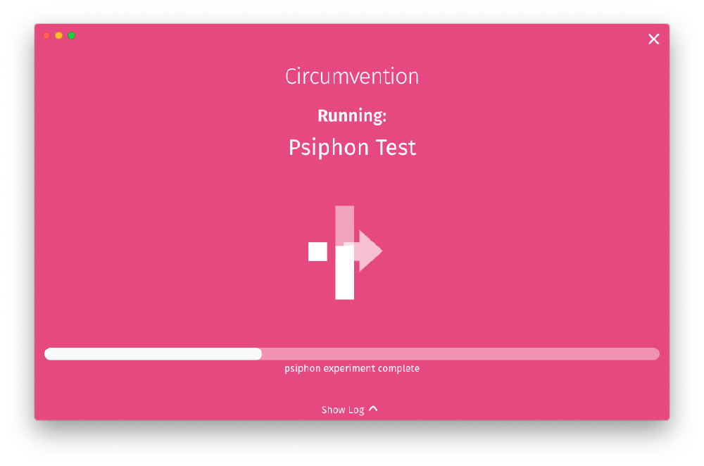 Testing Psiphon