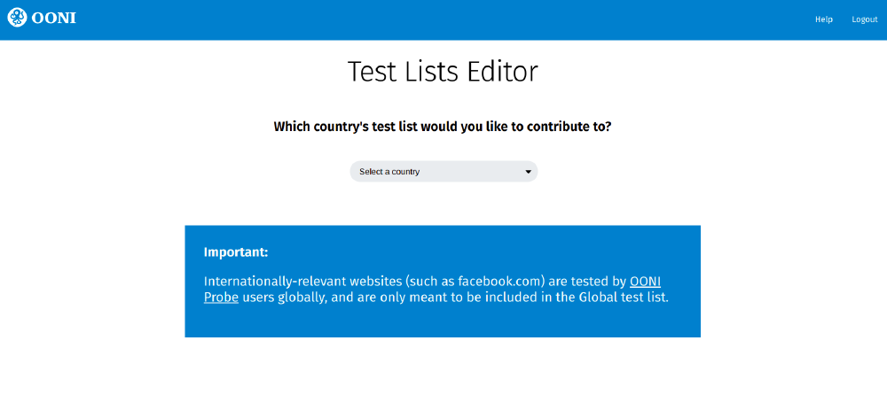 Test Lists Editor