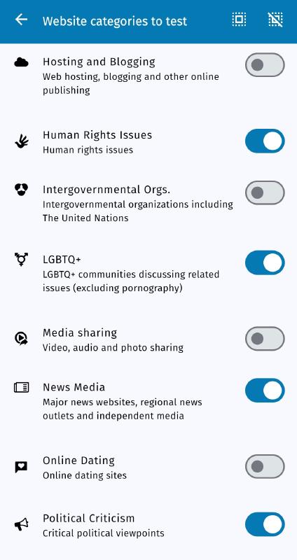 Disable options